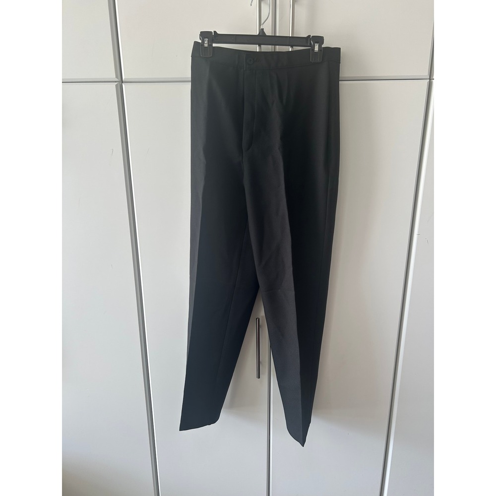Vintage Levis Bend Over Dress Pants Black High Waist Straight Leg Made in USA 14